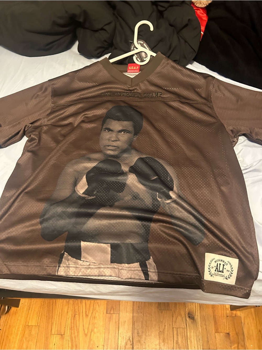 GOAT Brown Muhammad Ali Graphic Men's Jersey